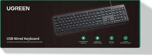 Klawiatura Ugreen Klawiatura Ugreen KU004 90875 przewodowa 1.5 m do Windows / MacOS - czarna 6
