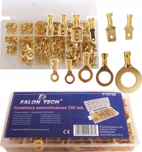 Falon-Tech Konektory wsuwki konektorki kablowe zestaw 750 szt 1