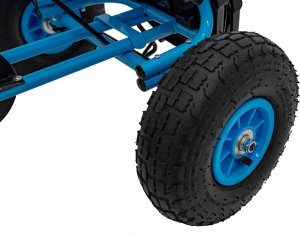 Triton Gokart na Pedały AIR PerHour dla dzieci Niebieski + Hamulec ręczny + Pompowane koła + Regulacja siedzenia 15