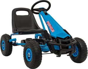 Triton Gokart na Pedały AIR PerHour dla dzieci Niebieski + Hamulec ręczny + Pompowane koła + Regulacja siedzenia 9