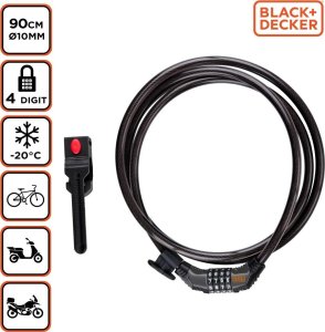 OnGuard ZAPIĘCIE ROWEROWE LINKA NA SZYFR 10x900MM Z UCHWYTEM BLACK+DECKER 5