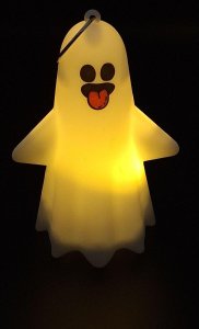 LEGO ZAWIESZKA BRELOCZEK DEKORACYJNY DUCH LED Z JĘZYKIEM 2