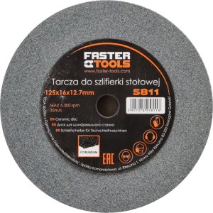 Faster Tools FASTER TOOLS tarcza do szlifierki stołowej 125x16x12,7mm one size 1