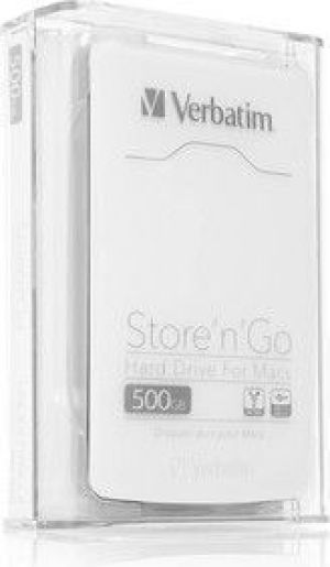 Dysk zewnętrzny HDD Verbatim HDD 500 GB Biały (53043) 1