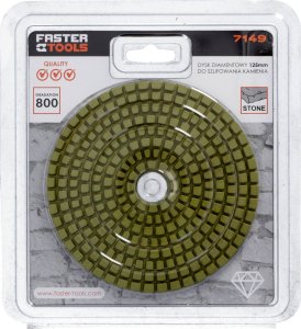 Faster Tools FASTER TOOLS dysk diamentowy do szlifowania kamienia 125mm g. 800 one size 3