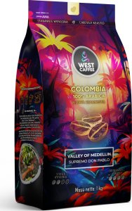 Kawa ziarnista West Caffee Colombia Valley of Medelin Supremo don Pablo 1