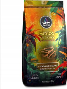 Kawa ziarnista West Caffee Mexico Estado de Chiapas Intesita Altura 1