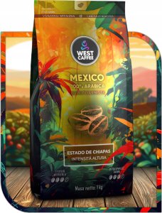 Kawa ziarnista West Caffee Mexico Estado de Chiapas Intesita Altura 2