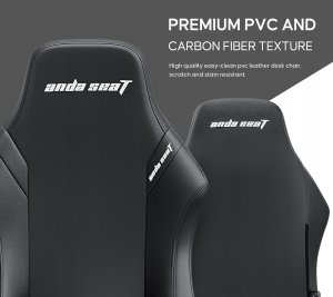 Fotel Anda Seat Fotel gamingowy Anda Seat Luna L czarny skórzany 11