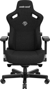 Fotel Anda Seat Kaiser 3 L materiałowy czarny 2