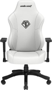 Fotel Anda Seat Fotel gamingowy skórzany Anda Seat Phantom 3 L biały obrotowy 2