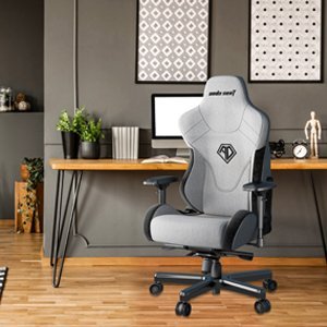 Fotel Anda Seat Fotel gamingowy materiałowy do biura T-Pro 2 szary XL Anda Seat obrotowy 11
