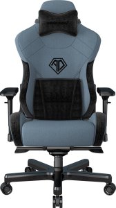 Fotel Anda Seat Fotel gamingowy materiałowy do biura T-Pro 2 niebieski XL Anda Seat obrotowy 1