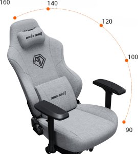 Fotel Anda Seat Fotel gamingowy Phantom 3 PRO L Anda Seat materiałowy czarny 11