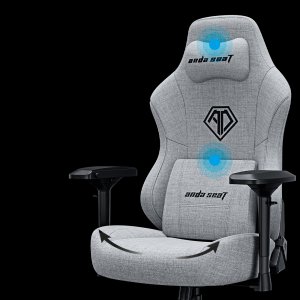 Fotel Anda Seat Fotel gamingowy Phantom 3 PRO L Anda Seat materiałowy szary 12