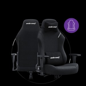 Fotel Anda Seat Fotel gamingowy Anda Seat Luna L materiałowy czarny 11