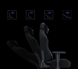 Fotel Anda Seat Fotel gamingowy Anda Seat Luna L materiałowy czarny 14