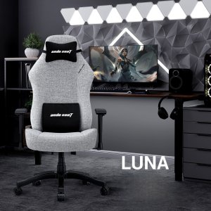 Fotel Anda Seat Fotel gamingowy Anda Seat Luna L materiałowy szary 11