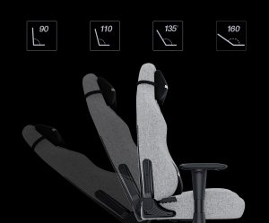 Fotel Anda Seat Fotel gamingowy Anda Seat Luna L materiałowy szary 16