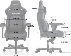 Fotel Anda Seat Fotel gamingowy Kaiser 4 XL Anda Seat skórzany purpurowy 16