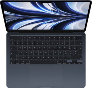 Laptop Apple MacBook Air 13" M2 Midnight/M2-8C-CPU,10C-GPU/24GB/512GB SSD/BKey-ID-Deutsch/35W Dual USB-C Power 2