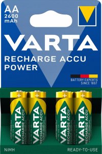 Varta Varta 4x akumulatorki READY2USE LR6/AA 2600mAh 1