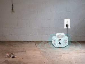 NO PEST Ultradźwiękowy Odstraszacz Myszy Szczurów Quattro Pro Odstraszacz na Myszy Szczury Gryzonie 8