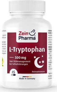 Zein Pharma Zein Pharma - L-Tryptofan, 500mg, 45 kapsułek 1