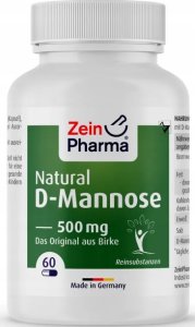 Zein Pharma Zein Pharma - D-Mannoza, Natural D-Mannose, 500mg, 60 kapsułek 1