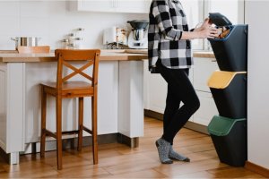 Kosz na śmieci Practic ZESTAW 3 POJEMNIKÓW 25L DO SEGREGACJI ODPADÓW KOLOR 12