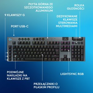 Klawiatura Logitech G915 X Lightspeed GL Tactile (920-012676) 6