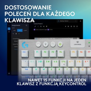 Klawiatura Logitech G915 X Lightspeed TKL GL Tactile (920-012737) 4