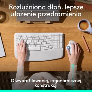 Mysz Logitech Ergo M575S biała (910-007030) 3