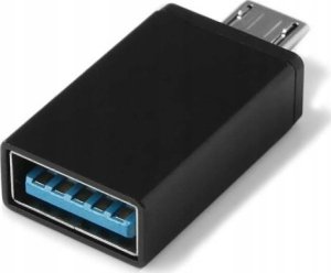 Revers Adapter Przejściówka Złącze USB-A do Micro USB Czarny Transmisja Danych 2