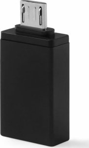 Revers Adapter Przejściówka Złącze USB-A do Micro USB Czarny Transmisja Danych 3