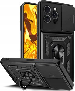 Hello Case Etui do Apple iPhone 16 Pro Max (Czarne, Pancerne, Armor Case, Ring) 1