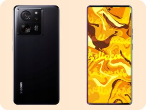 Hello Case ETUI DO XIAOMI 13T GUMOWE OBUDOWA CZARNE MATOWE SILIKON POKROWIEC SZKŁO 3