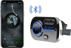 Transmiter FM Verk Transmiter fm bluetooth usb 5.0 wielofunkcyjny 8w1 4