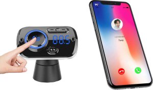 Transmiter FM Verk Transmiter fm bluetooth usb 5.0 wielofunkcyjny 8w1 5