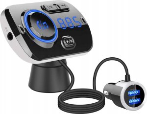 Transmiter FM Verk Transmiter fm bluetooth usb 5.0 wielofunkcyjny 8w1 6