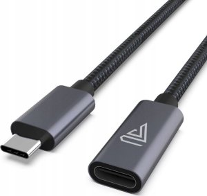 Kabel USB ProXtend USB-C - USB-C 1 m Czarny (EX20V5ABR-001) 1