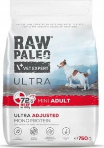 VetExpert VetExpert Raw Paleo Ultra Wołowina Mini Adult 750g 1