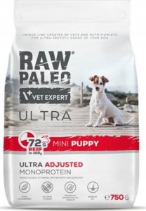 VetExpert VetExpert Raw Paleo Ultra Wołowina Mini Puppy 750g 1