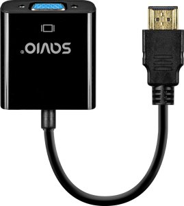 Adapter AV Savio Adapter HDMI-VGA AK-75 1