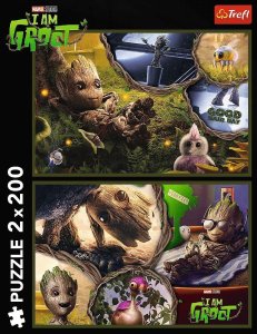 Trefl Puzzle Marvel Ja jestem Groot 2x200 elementów 4
