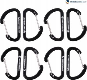 Ticket To The Moon Karabinki akcesoriowe TTTM Aluminium carabiners 8 szt. 6