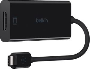 Adapter USB Belkin USB-C HDMI, 0.15m, Czarny (F2CU038BTBLK) 1