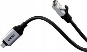 Kabel USB Unitek USB-C - RJ-45 3 m Czarno-srebrny (C18148AGY01-3M) 3