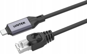 Kabel USB Unitek USB-C - RJ-45 3 m Czarno-srebrny (C18148AGY01-3M) 4