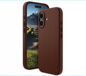 dbramante dbramante1928 Roskilde 2 MagSafe - skórzana obudowa ochronna do iPhone 16 kompatybilna z MagSafe (dark tan) 1